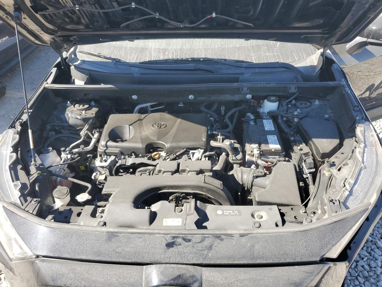 2019 Toyota RAV 4 VIN 2T3G1RFV1KW052478 Copart auction photo, front end / side damage thumbnail 12