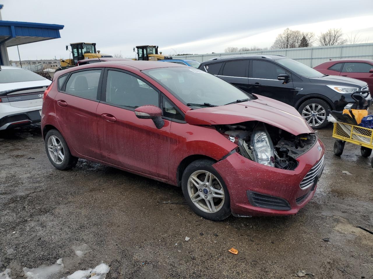 2017 Ford Fiesta VIN 3FADP4EJ4HM169586 Copart auction photo, front end / minor dent/scratches damage thumbnail 4
