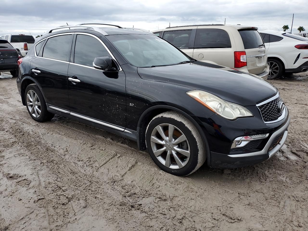 2017 Infiniti QX50 VIN JN1BJ0RP4HM388475 Copart auction photo, water/flood damage thumbnail 4