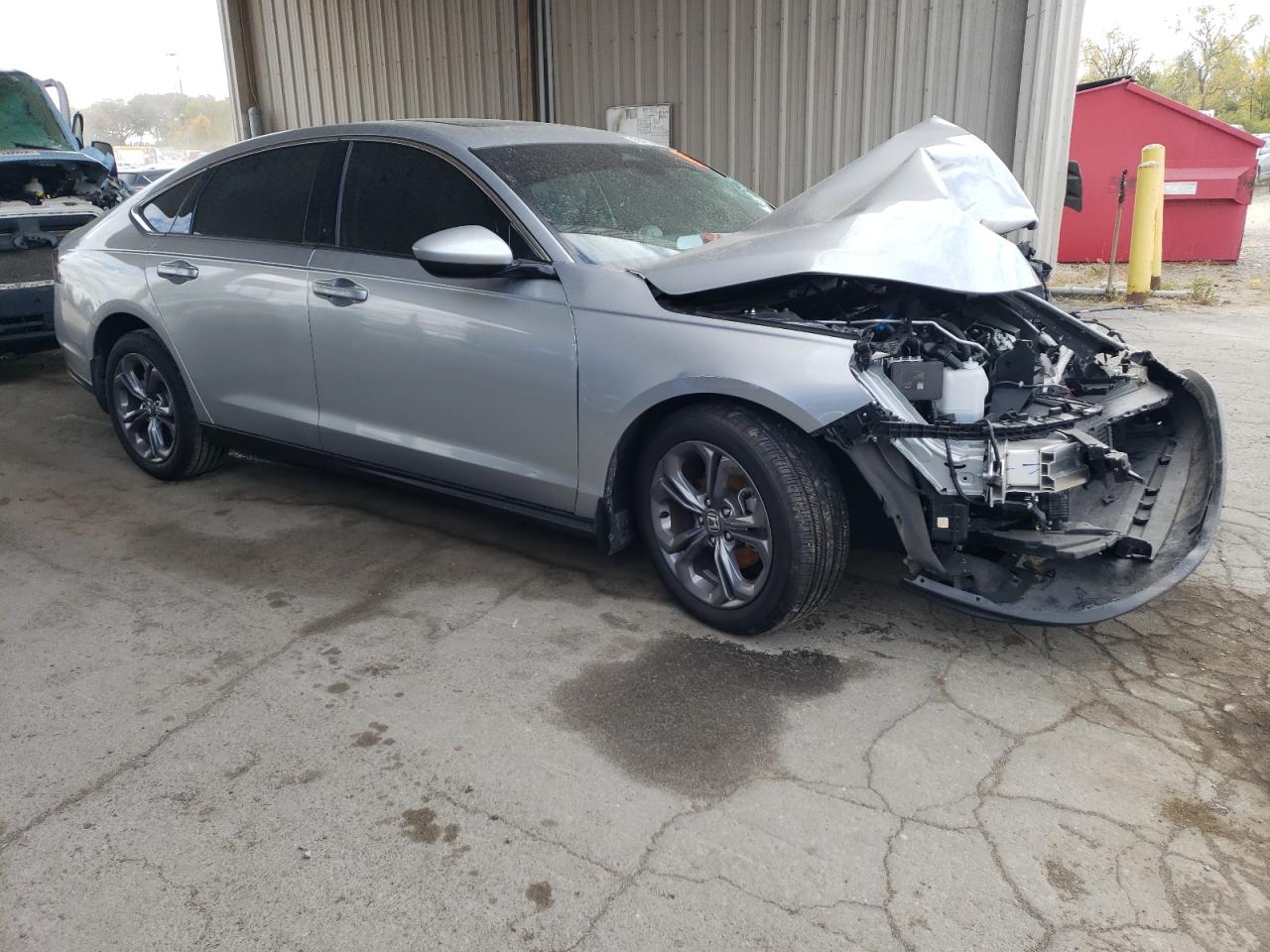 2024 Honda Accord VIN 1HGCY1F38RA009504 Copart auction photo, all over damage thumbnail 4