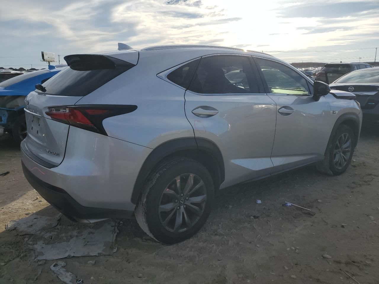 2017 Lexus NX VIN JTJYARBZ0H2080090 Copart auction photo, front end damage thumbnail 3