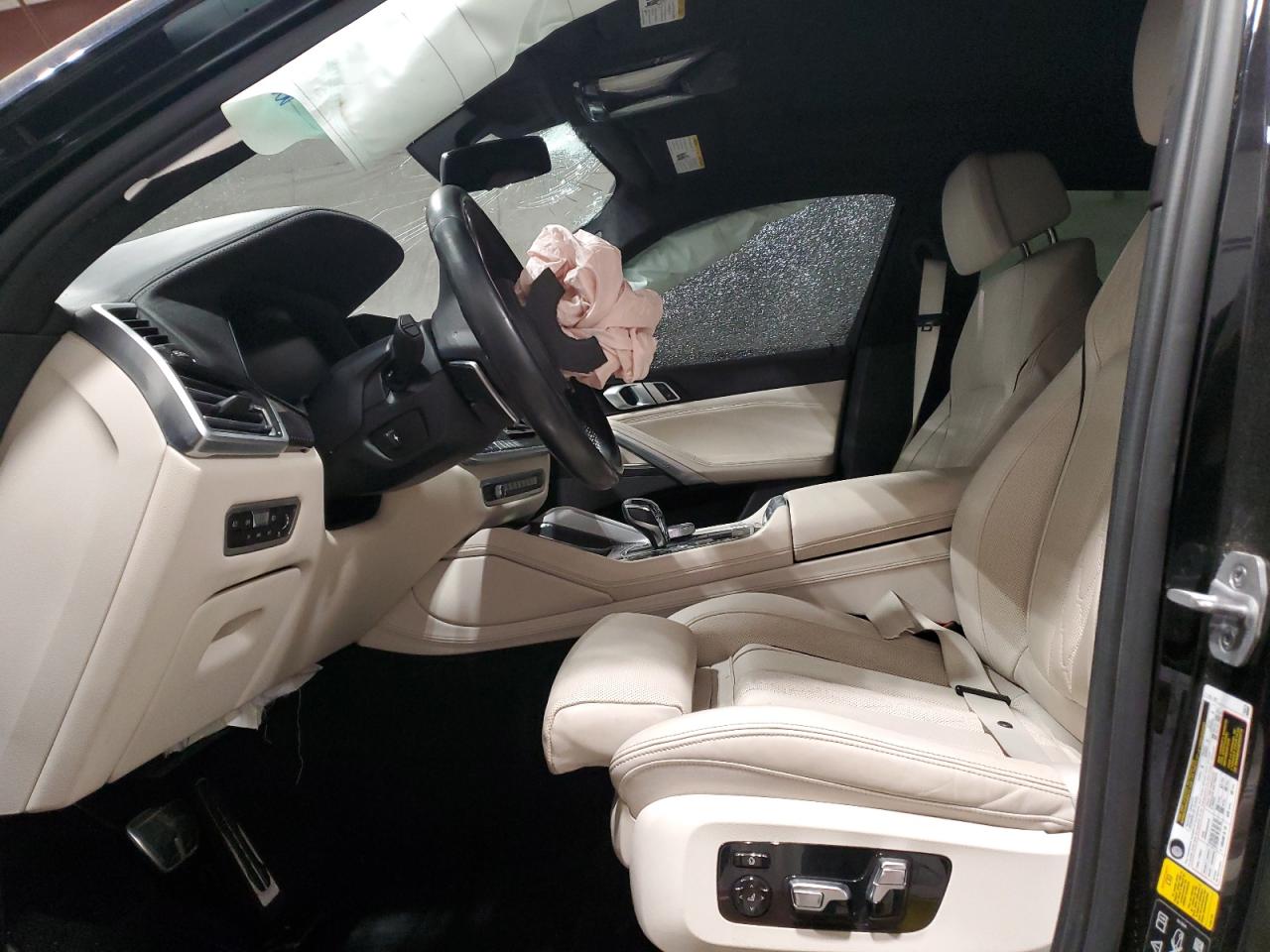 2021 BMW X6 VIN 5UXCY8C05M9E21862 Copart auction photo, all over damage thumbnail 7