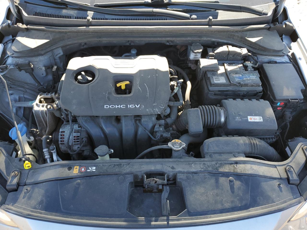 2017 Hyundai Elantra VIN 5NPD84LF4HH141492 Copart auction photo, side / rear end damage thumbnail 11