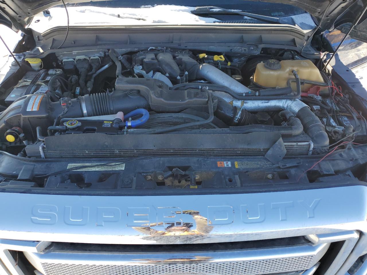 2011 Ford F250 VIN 1FT7W2BT1BEB59633 Copart auction photo, side / front end damage thumbnail 13