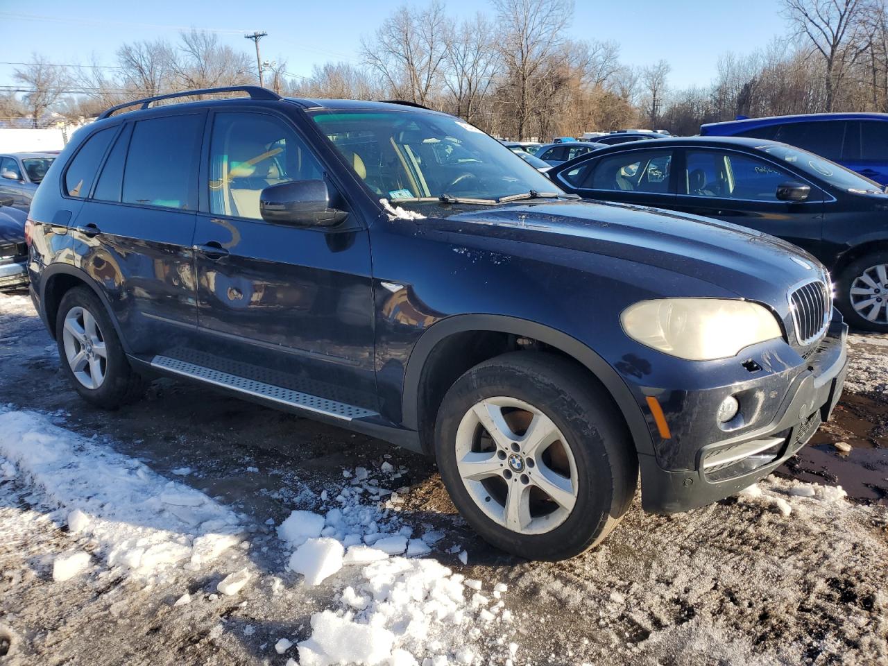 2009 BMW X5 VIN 5UXFE43529L272358 Copart auction photo, side damage thumbnail 4