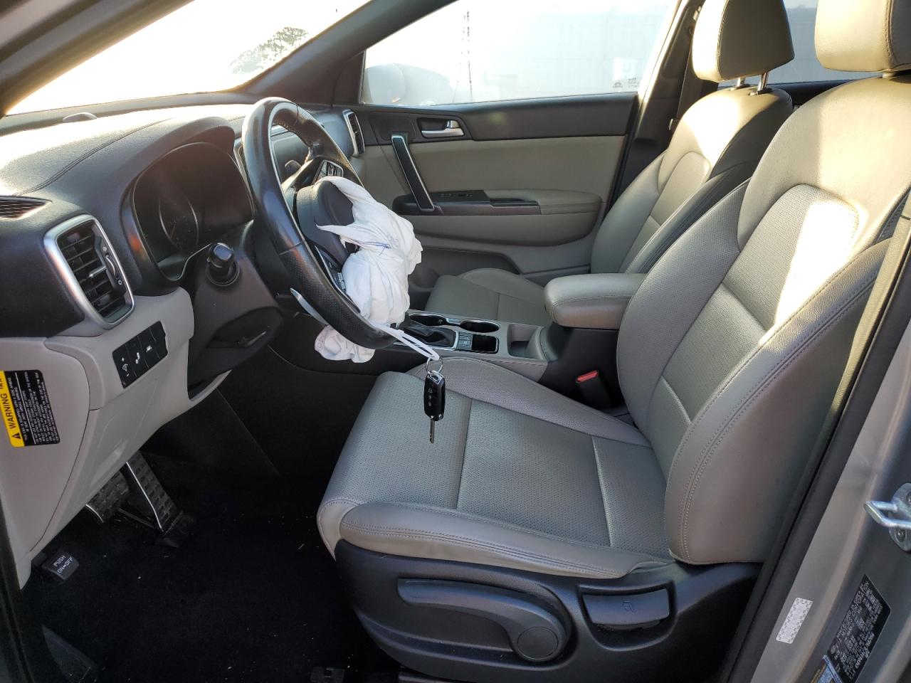 2020 KIA Sportage VIN KNDP63AC3L7682956 Copart auction photo, front end / mechanical damage thumbnail 7