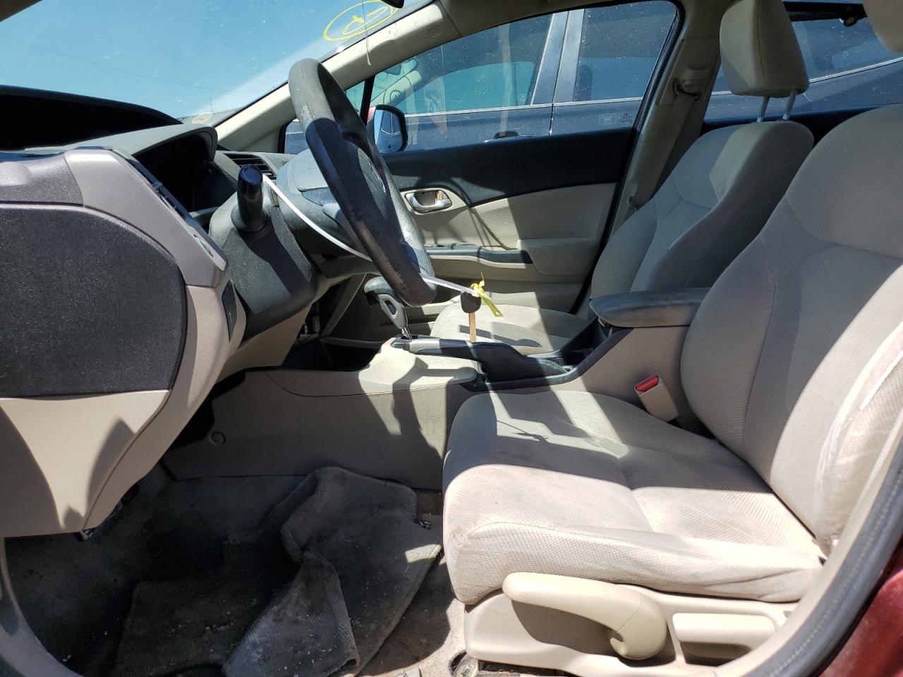 2012 Honda Civic VIN 19XFB2F53CE095037 Copart auction photo, all over / minor dent/scratches damage thumbnail 7