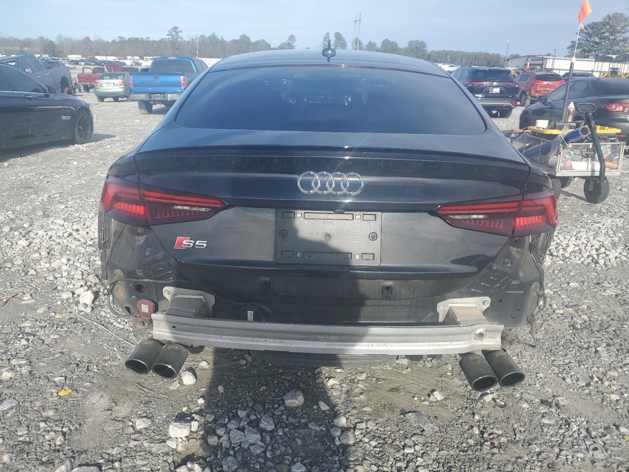 2018 Audi RS5 VIN WAUC4CF54JA014501 Copart auction photo, front end / rear end damage thumbnail 6