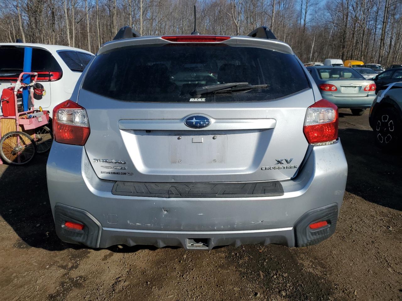 2014 Subaru XV VIN JF2GPAKC5E8256555 Copart auction photo, side / front end damage thumbnail 6