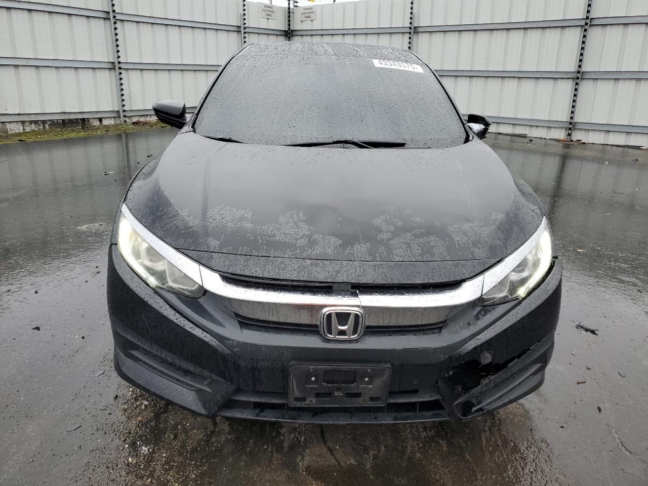 2016 Honda Civic VIN 19XFC2F50GE210793 Copart auction photo, front end damage thumbnail 5