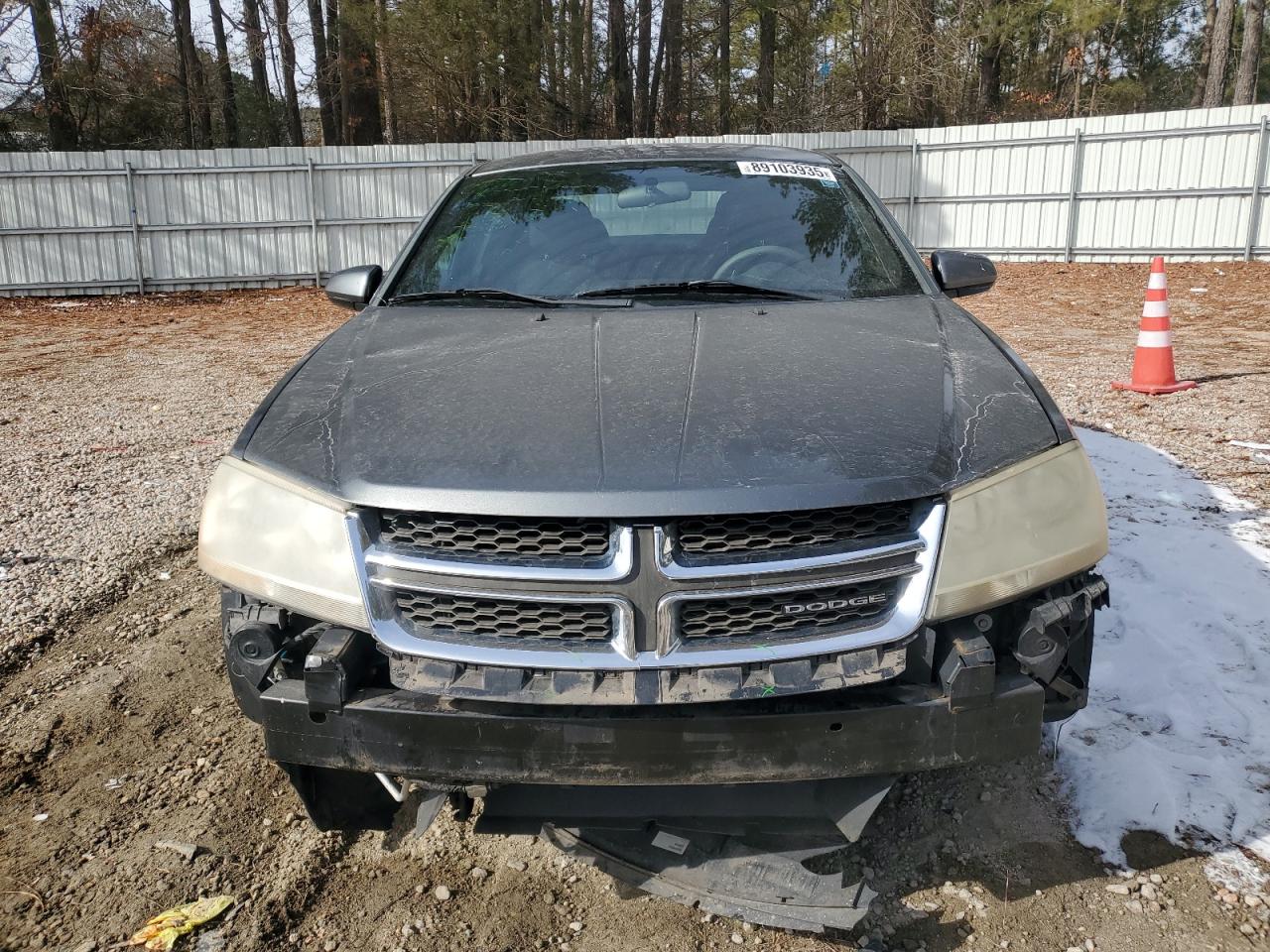 2012 Dodge Avenger VIN 1C3CDZCBXCN137994 Copart auction photo, front end damage thumbnail 5