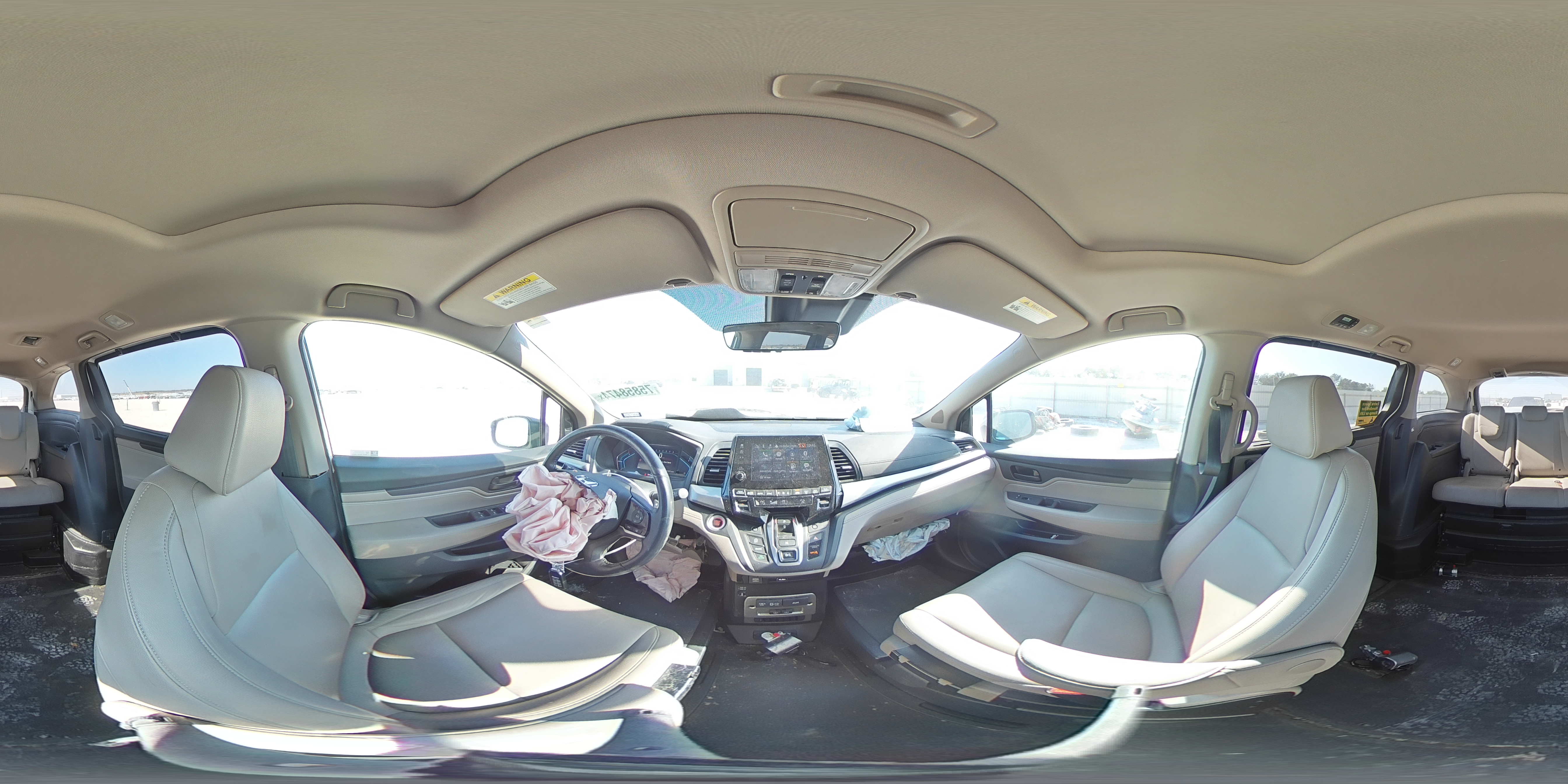 2020 Honda Odyssey VIN 5FNRL6H71LB011162 Copart auction photo, front end / minor dent/scratches damage thumbnail 14