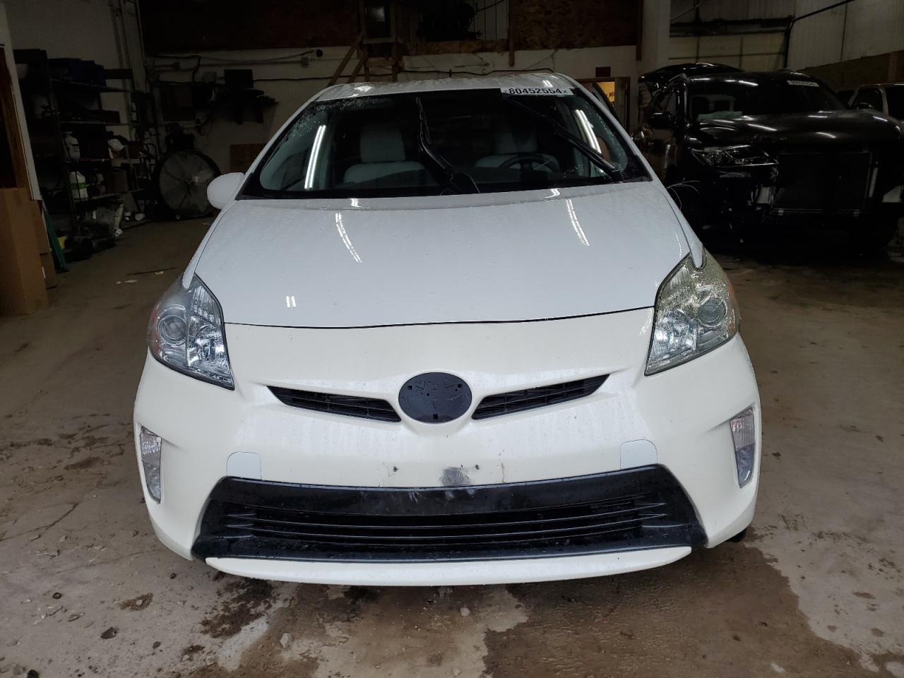 2013 Toyota Prius VIN JTDKN3DU7D5544349 Copart auction photo, side / front end damage thumbnail 5