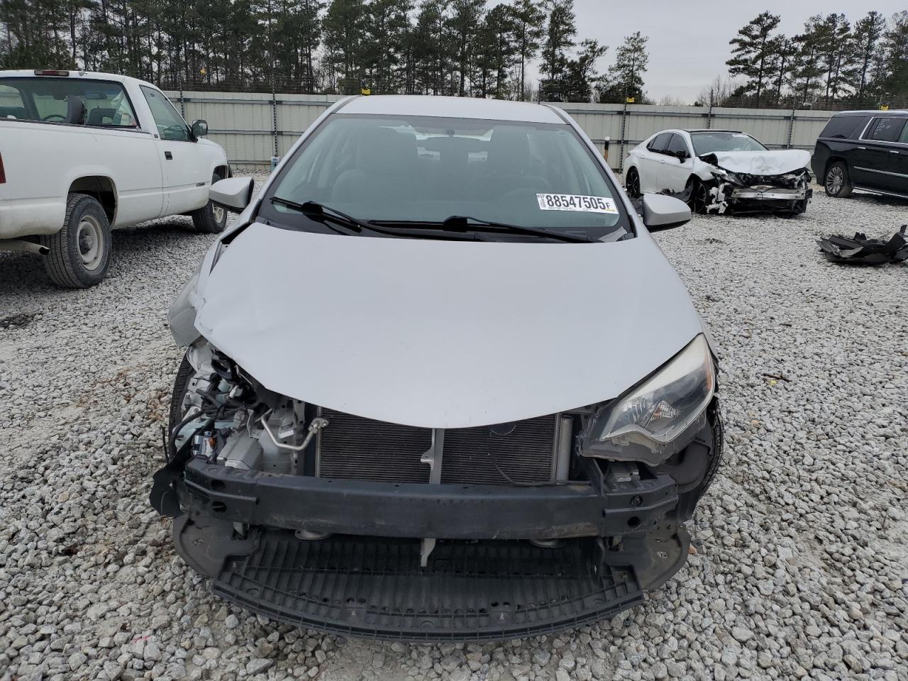 2014 Toyota Corolla VIN 2T1BURHE8EC058579 Copart auction photo, rear end / front end damage thumbnail 5