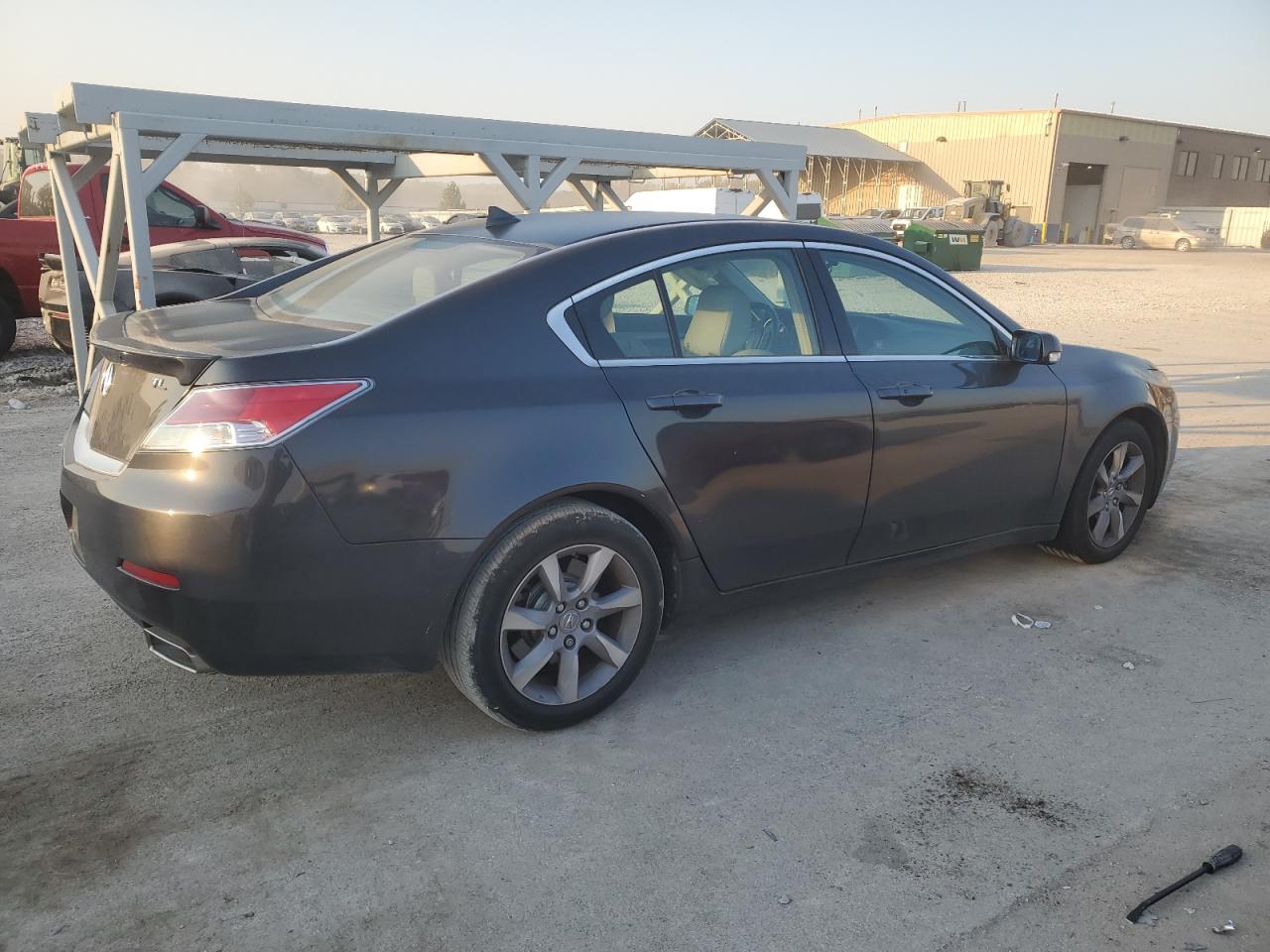 2012 Acura TL VIN 19UUA8F5XCA020577 Copart auction photo, side / front end damage thumbnail 3