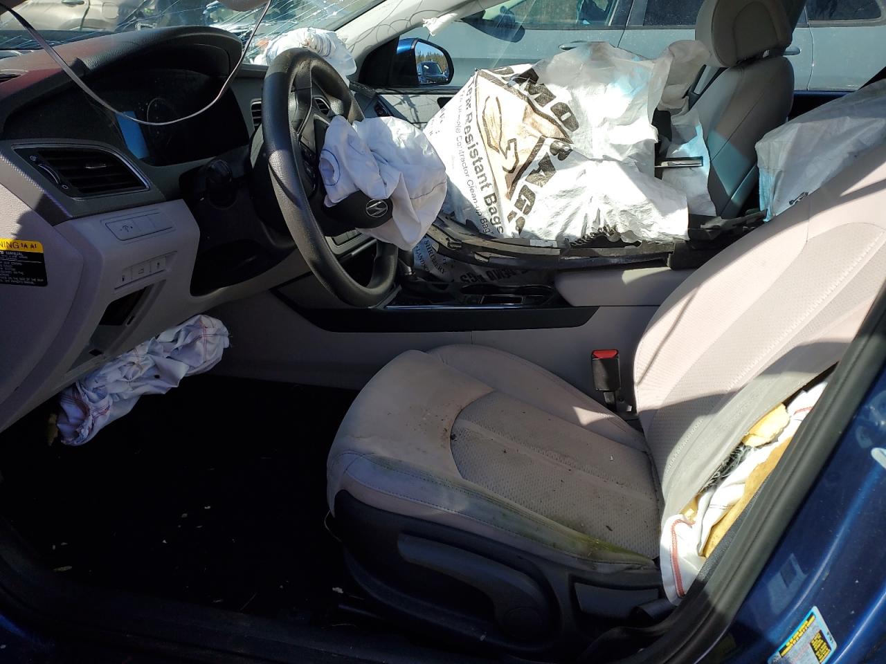 2016 Hyundai Sonata VIN 5NPE24AF1GH432037 Copart auction photo, front end / minor dent/scratches damage thumbnail 7