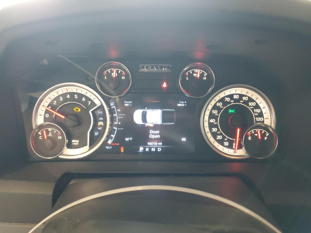 2013 RAM 1500 VIN 1C6RR7LG6DS642500 Copart auction photo, hail damage thumbnail 9