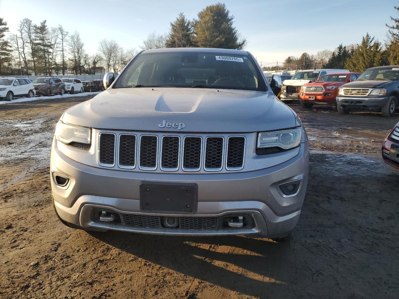 2014 Jeep Grand Cherokee VIN 1C4RJFCT2EC337580 Copart auction photo, side / rear end damage thumbnail 5