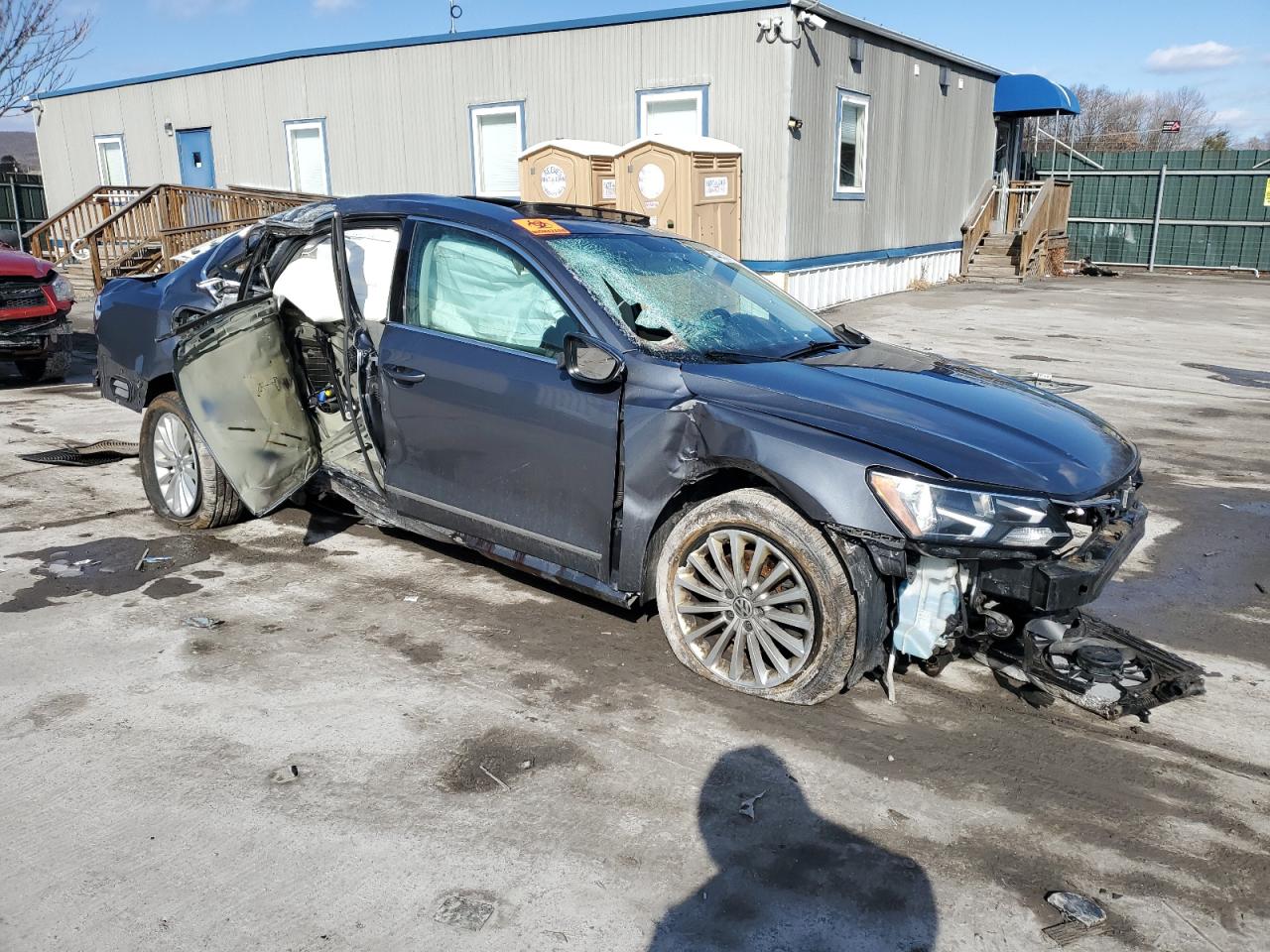 2017 Volkswagen Passat VIN 1VWBT7A3XHC024198 Copart auction photo, all over damage thumbnail 4