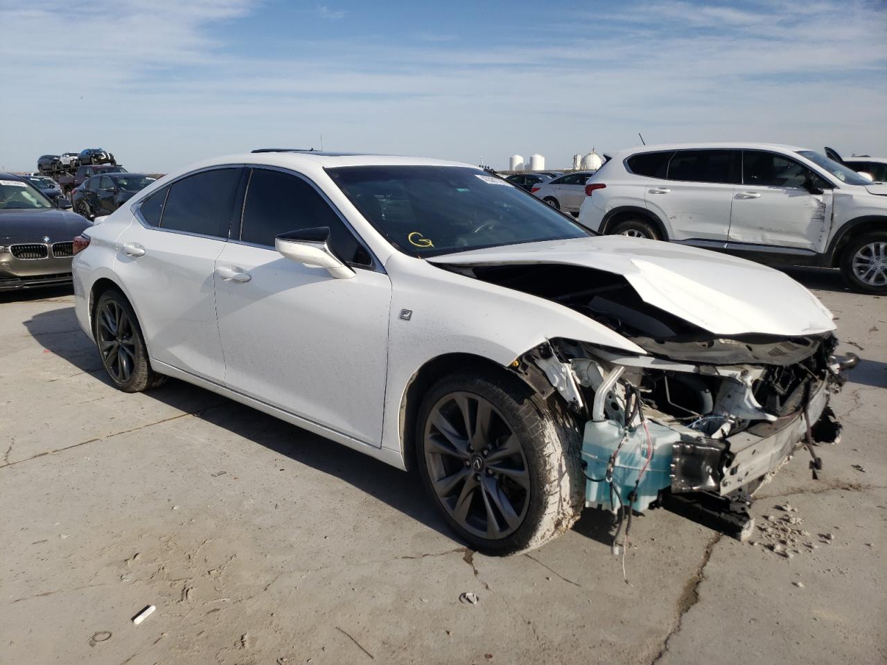 2019 Lexus ES VIN 58ABZ1B19KU010522 Copart auction photo, front end damage thumbnail 4