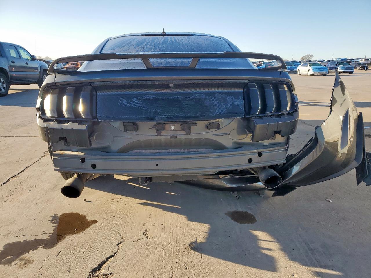 2018 Ford Mustang VIN 1FA6P8TH8J5123433 Copart auction photo, all over damage thumbnail 6