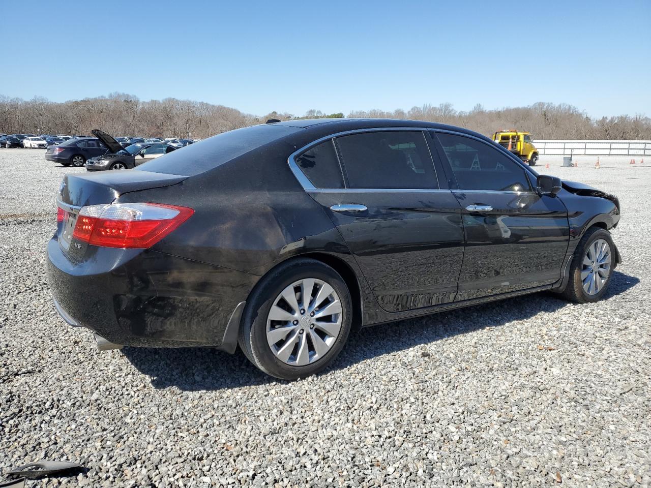 2014 Honda Accord VIN 1HGCR3F84EA018585 Copart auction photo, front end damage thumbnail 3