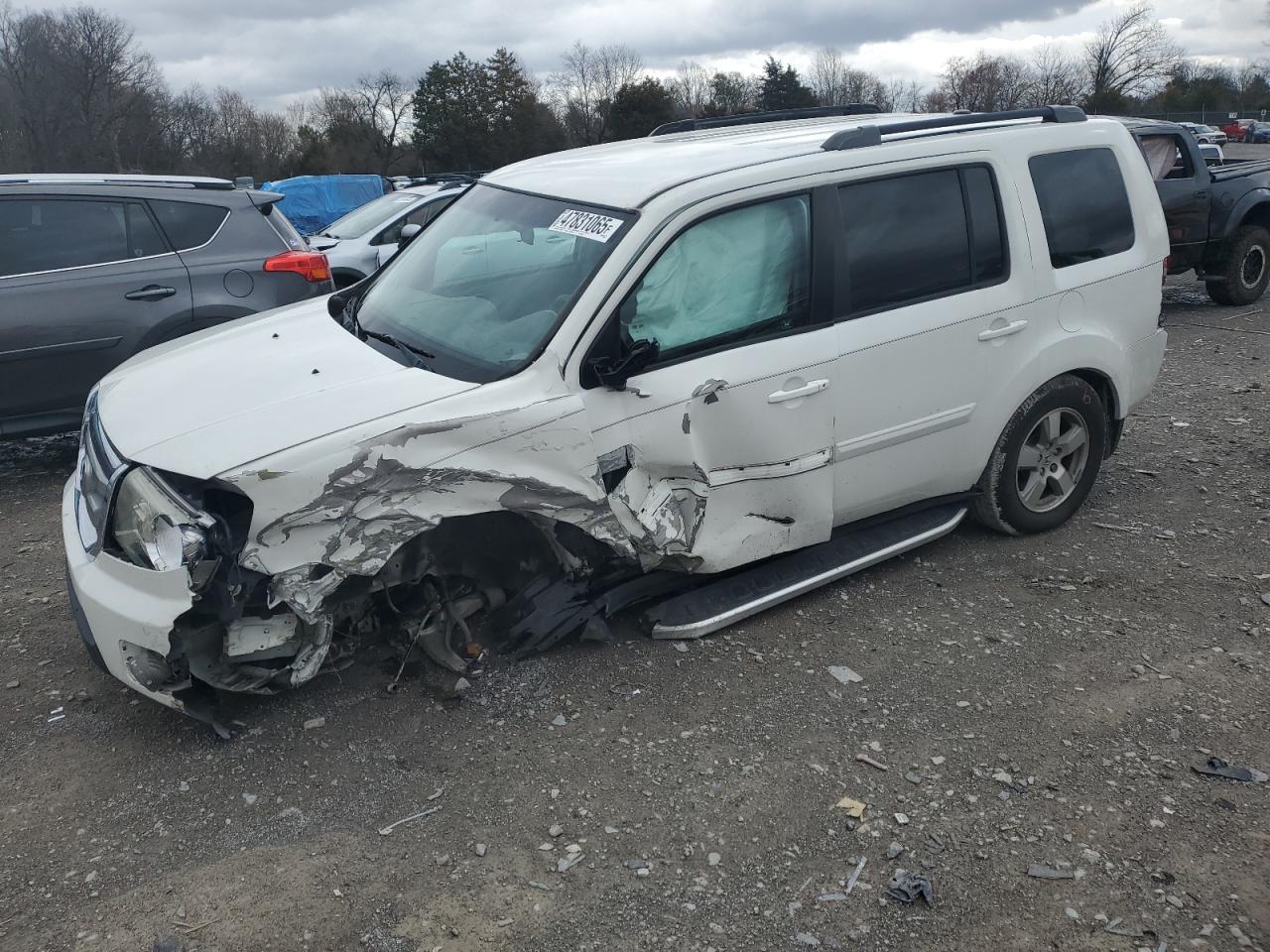2011 Honda Pilot VIN 5FNYF3H40BB052453 - Copart auction photo