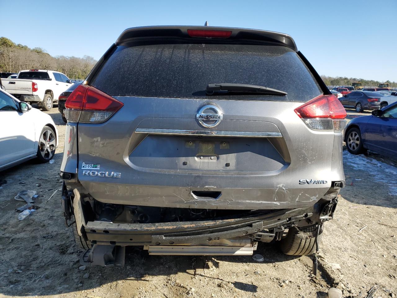 2017 Nissan Rogue VIN JN8AT2MV1HW271353 Copart auction photo, rear end damage thumbnail 6