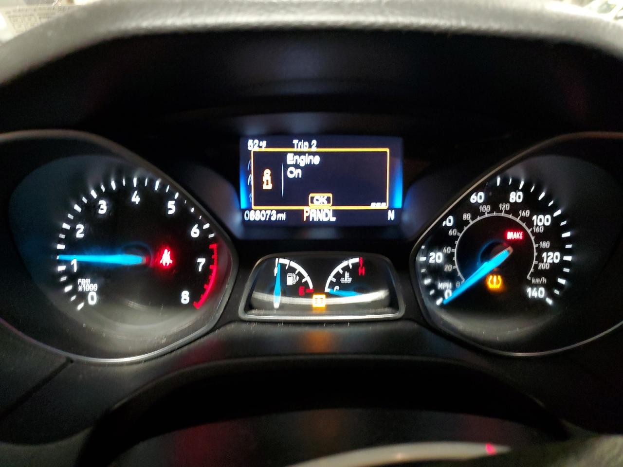 2016 Ford Focus VIN 1FADP3F29GL266879 Copart auction photo, front end damage thumbnail 9