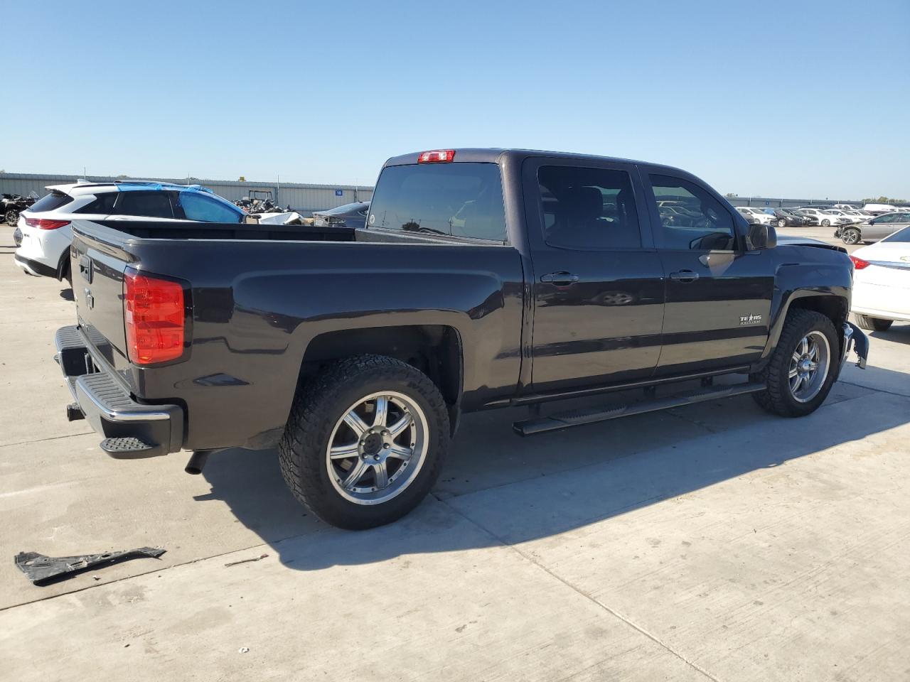 2014 Chevrolet Silverado VIN 3GCPCREH7EG414713 Copart auction photo, front end damage thumbnail 3
