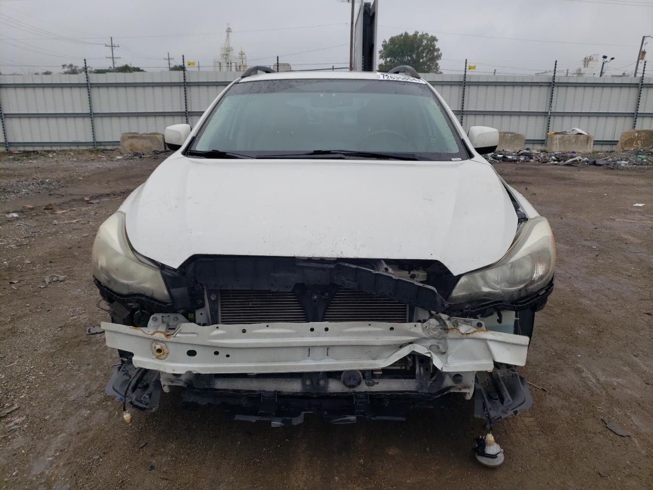 2012 Subaru Impreza VIN JF1GPAS65CH207769 Copart auction photo, front end damage thumbnail 5