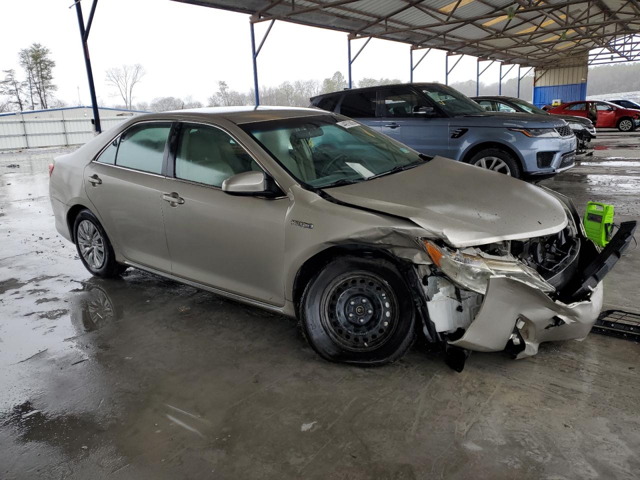 2013 Toyota Camry VIN 4T1BD1FKXDU089971 Copart auction photo, front end / side damage thumbnail 4