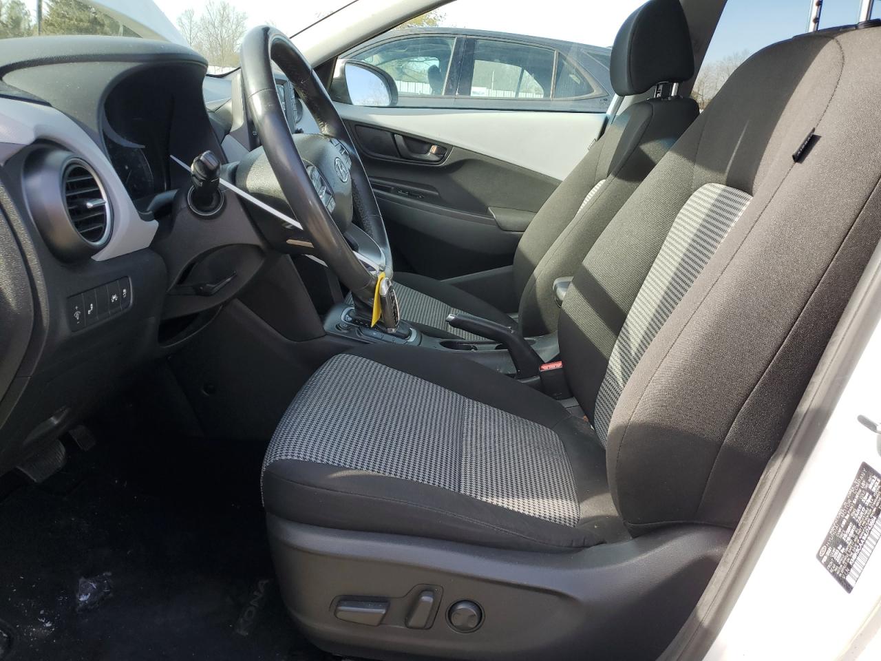 2021 Hyundai Kona VIN KM8K6CAA1MU743664 Copart auction photo, front end damage thumbnail 7