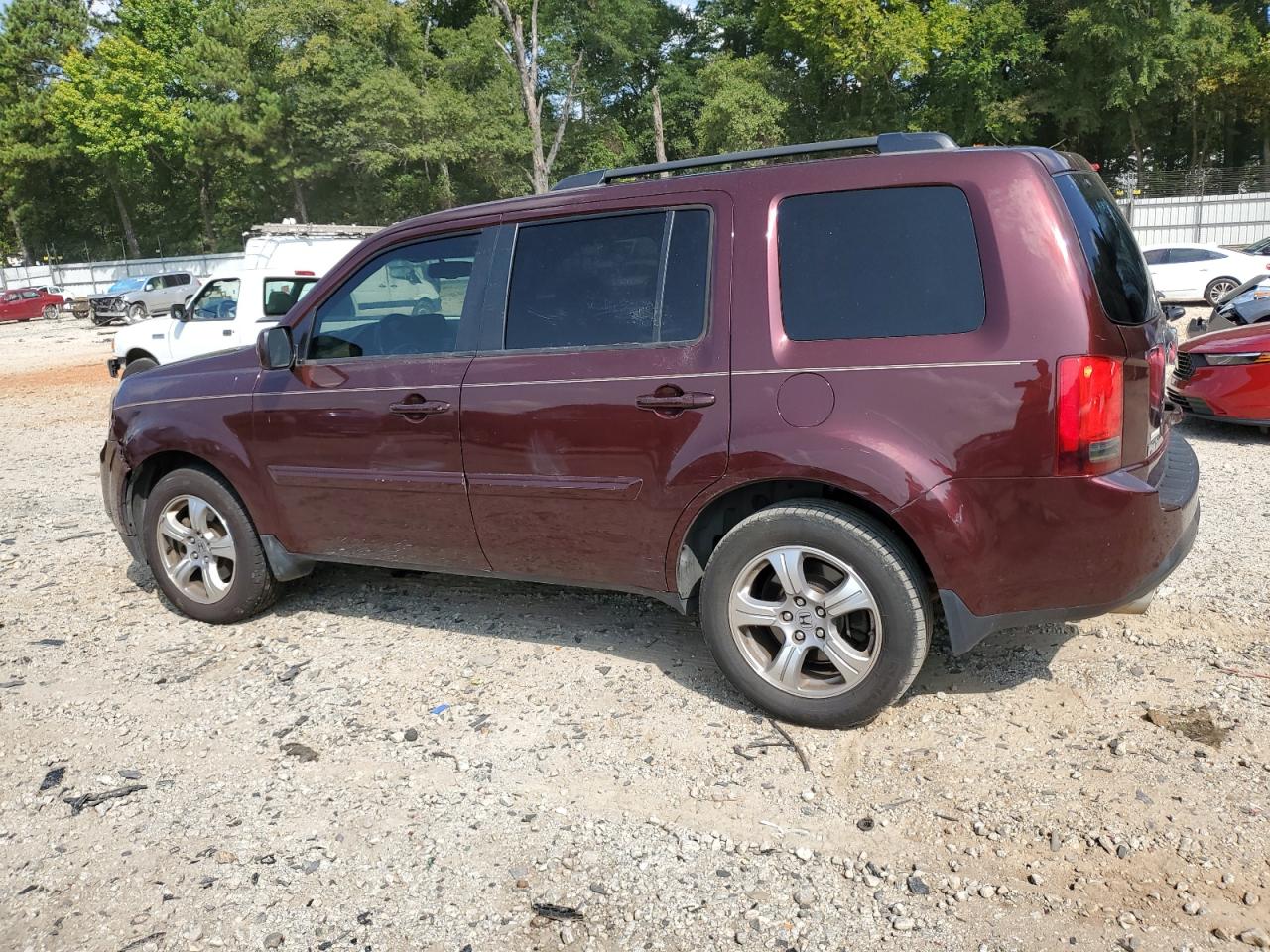 2012 Honda Pilot VIN 5FNYF3H56CB040365 Copart auction photo, front end / minor dent/scratches damage thumbnail 2