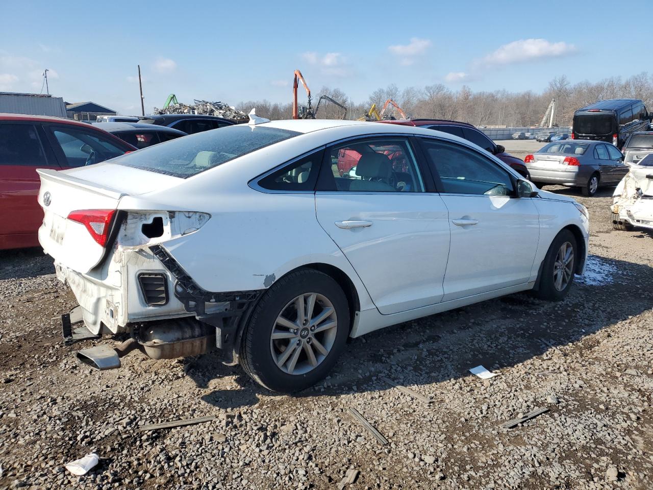 2016 Hyundai Sonata VIN 5NPE24AF2GH422147 Copart auction photo, rear end damage thumbnail 3
