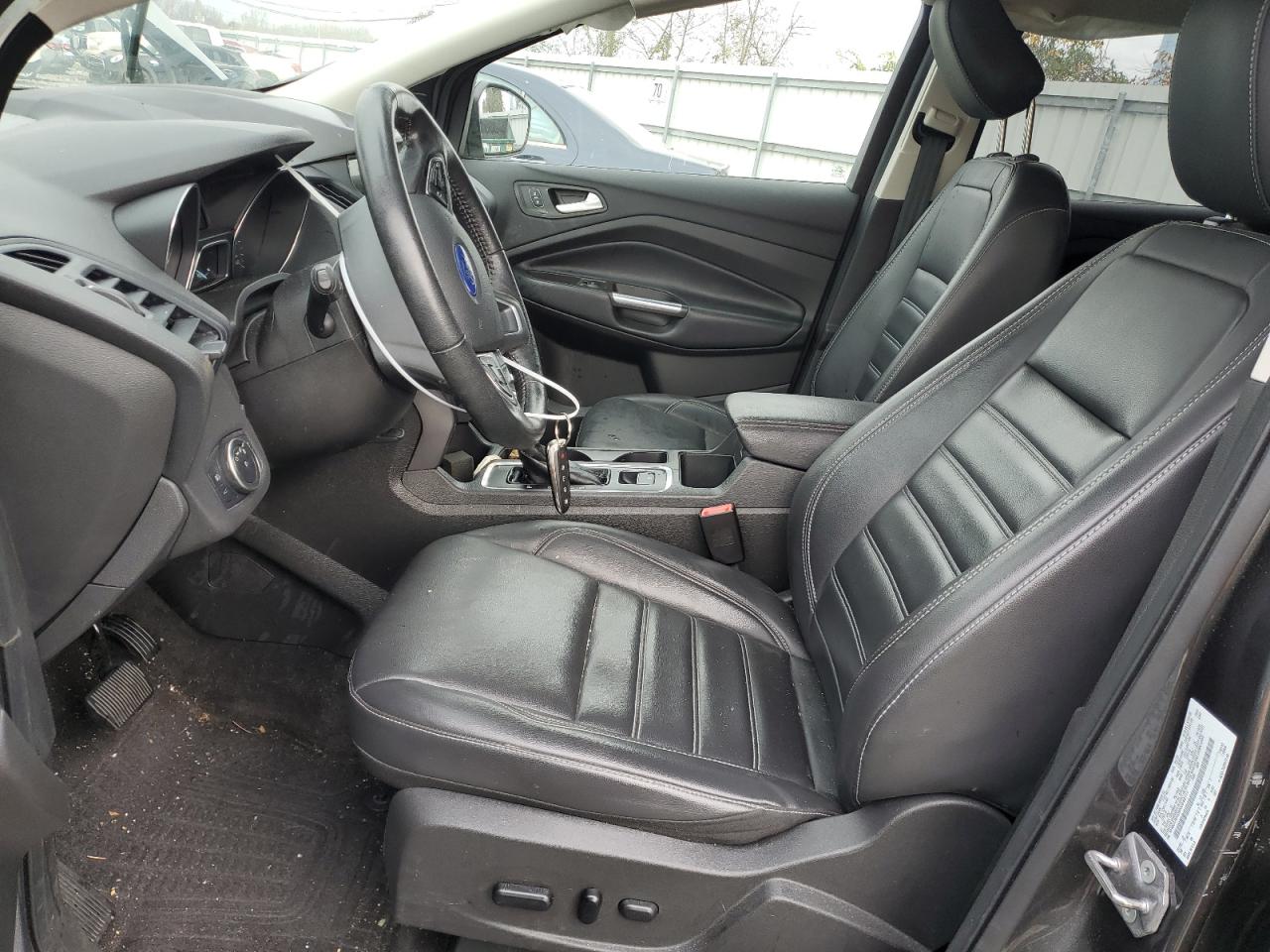 2019 Ford Escape VIN 1FMCU9HD9KUB42111 Copart auction photo, side / front end damage thumbnail 7