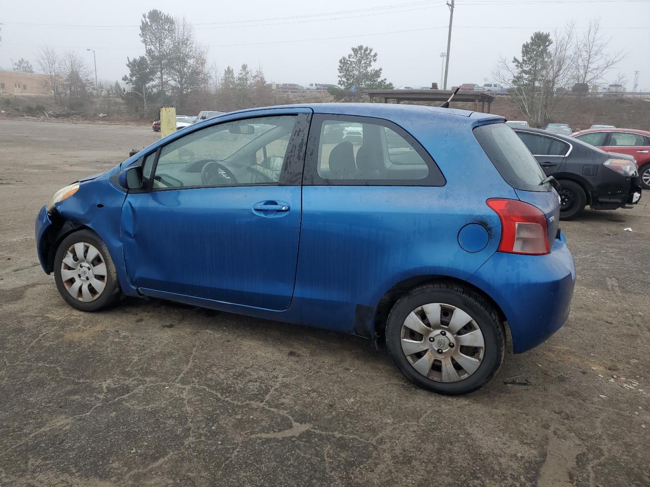 2008 Toyota Yaris VIN JTDJT923985179760 Copart auction photo, front end / side damage thumbnail 2