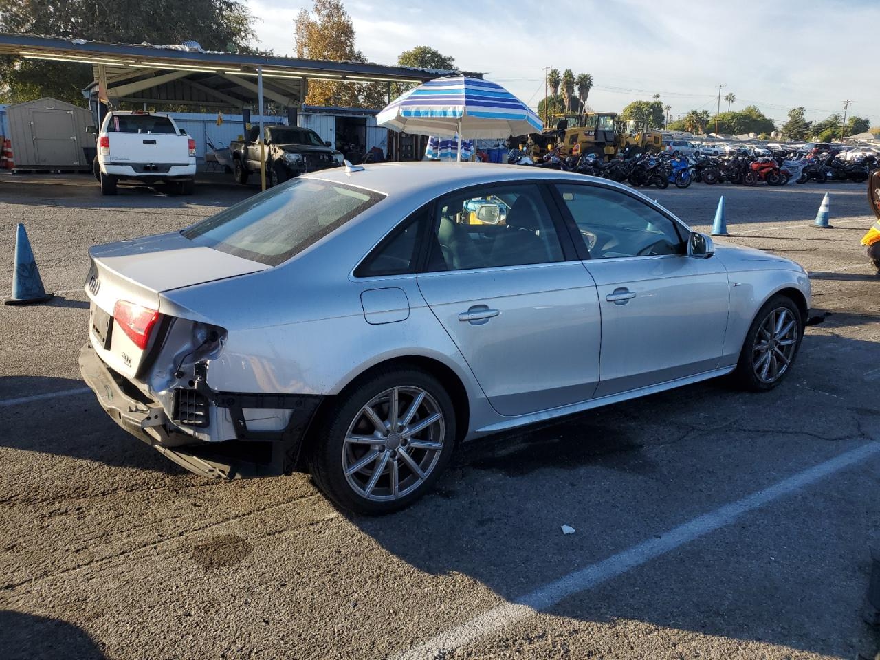 2014 Audi A4 VIN WAUFFAFL9EA084320 Copart auction photo, front end damage thumbnail 3