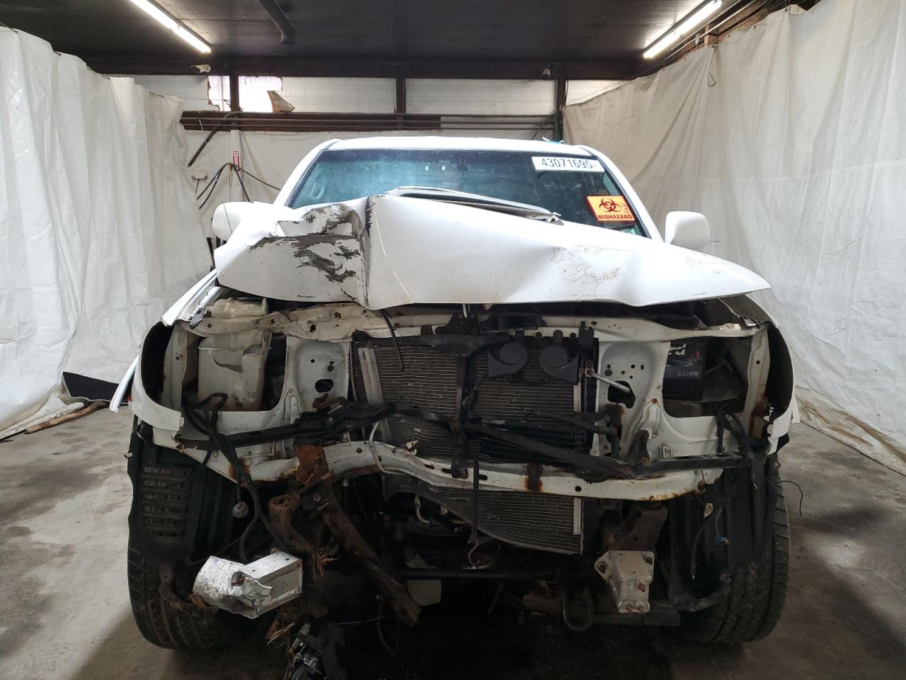 2007 Toyota Tacoma VIN 5TELU42N07Z429392 Copart auction photo, front end / side damage thumbnail 5