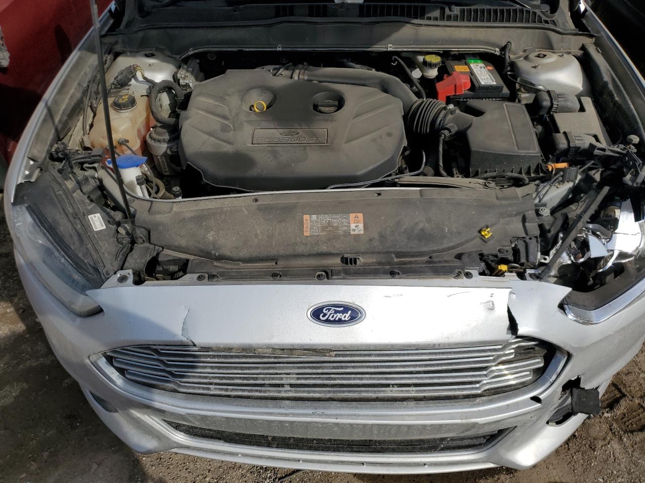 2015 Ford Fusion VIN 3FA6P0K98FR233172 Copart auction photo, rear end / front end damage thumbnail 13