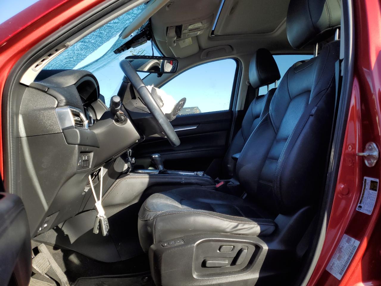 2017 Mazda CX-5 VIN JM3KFBDL2H0203644 Copart auction photo, front end / side damage thumbnail 7