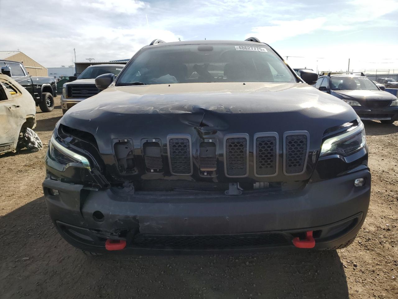 2019 Jeep Cherokee VIN 1C4PJMBX5KD391591 Copart auction photo, front end damage thumbnail 5