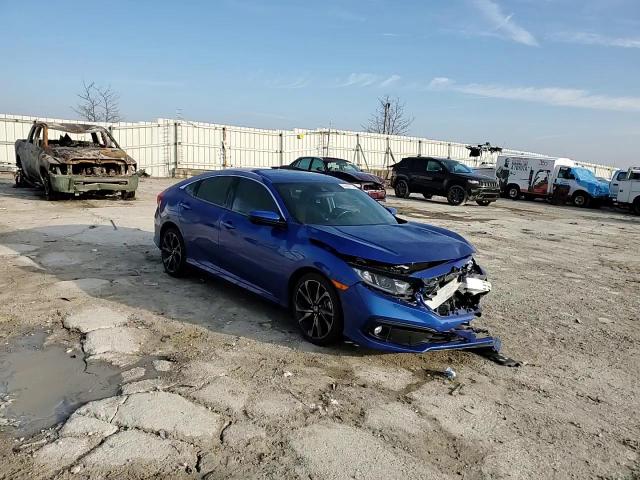 2021 Honda Civic VIN 2HGFC2F81MH504912 Copart auction photo, front end damage thumbnail 10
