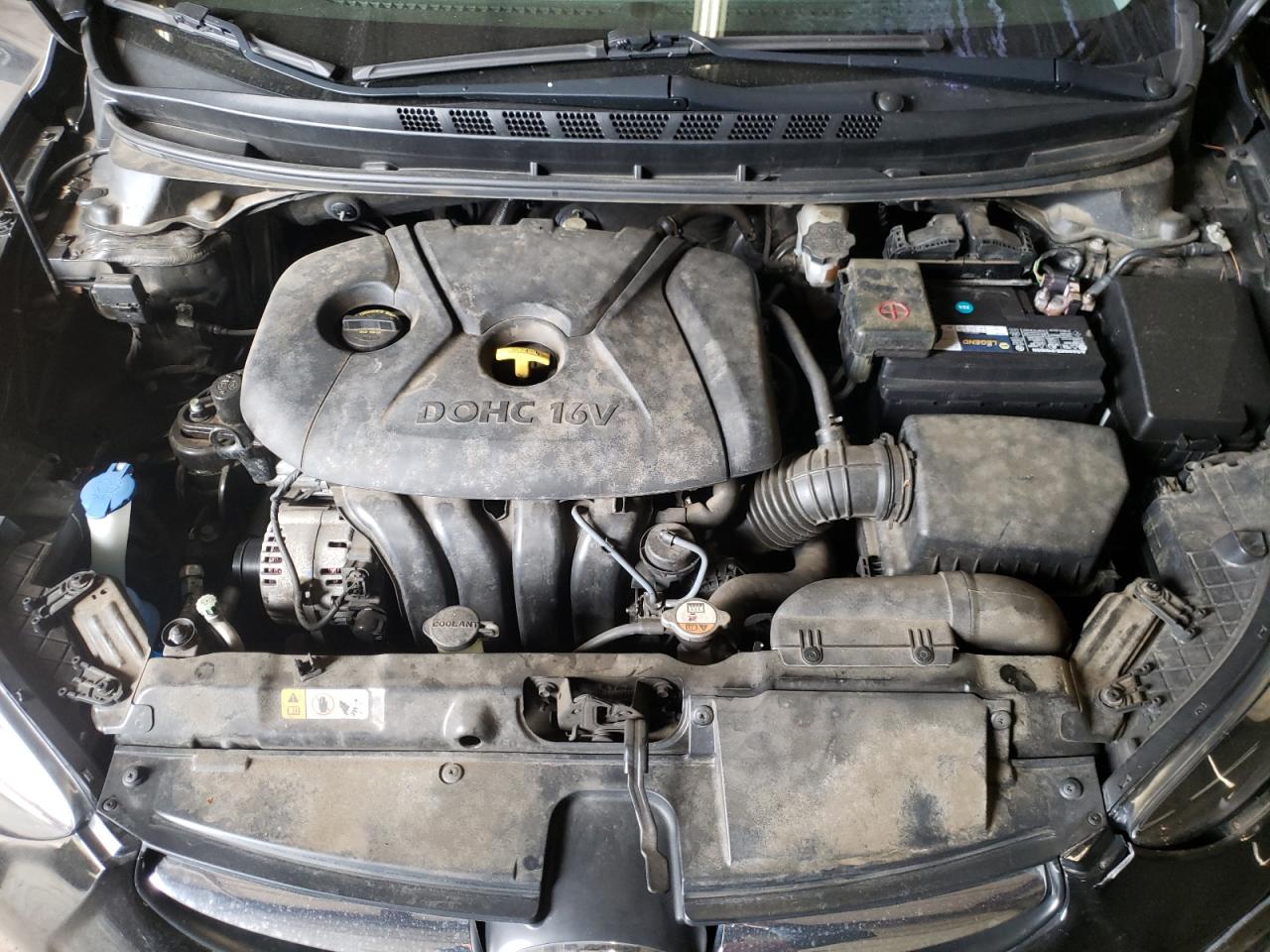 2013 Hyundai Elantra VIN 5NPDH4AE3DH431226 Copart auction photo, all over damage thumbnail 11