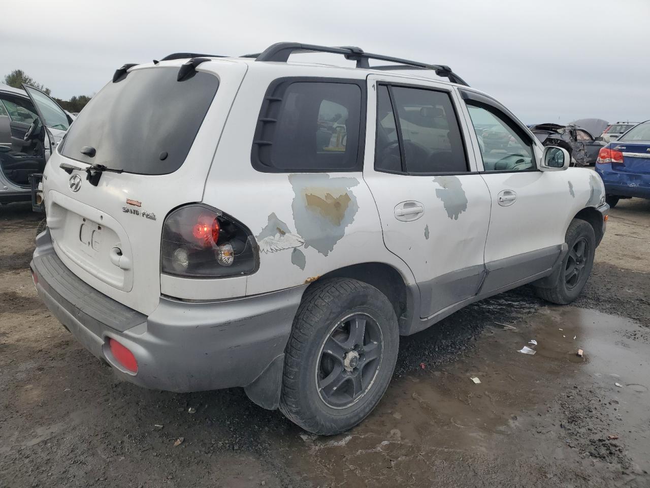 2002 Hyundai Santa Fe VIN KM8SB12B92U269905 Copart auction photo, rear end damage thumbnail 3