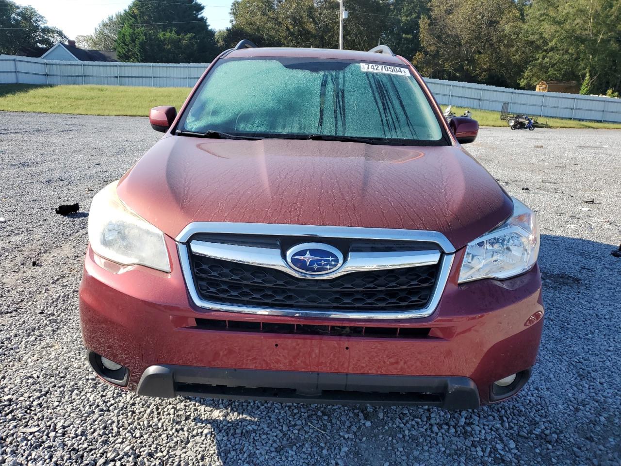 2015 Subaru Forester VIN JF2SJAHC9FH442636 Copart auction photo, water/flood damage thumbnail 5