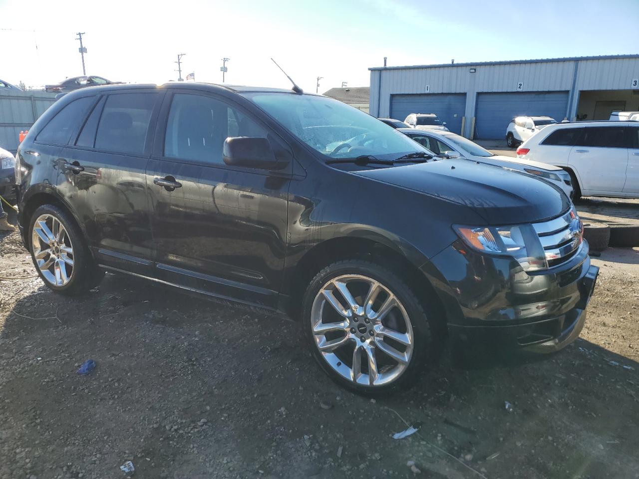 2010 Ford Edge VIN 2FMDK3AC4ABA27199 Copart auction photo, front end damage thumbnail 4
