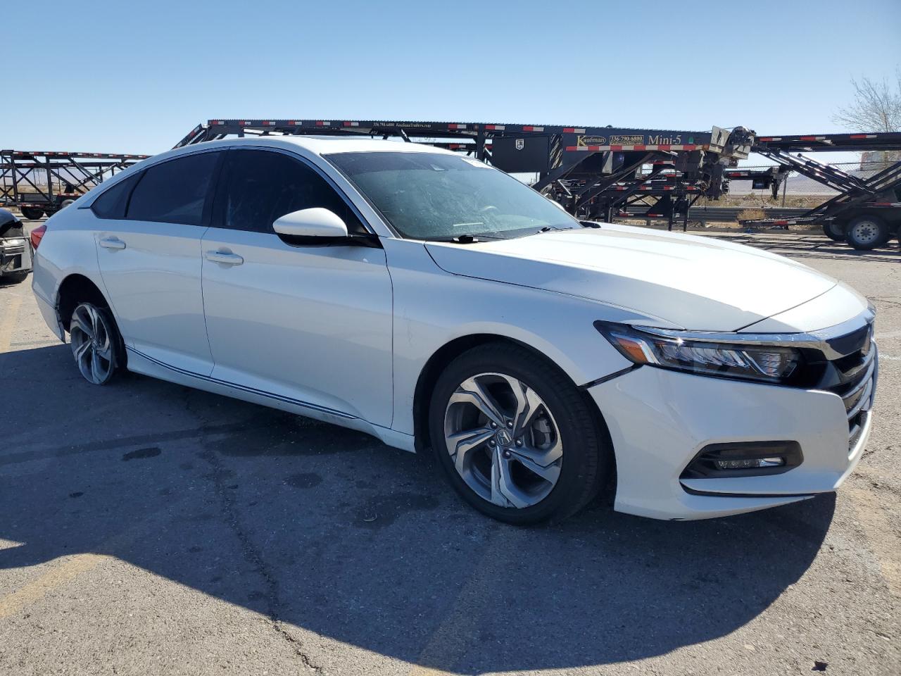 2020 Honda Accord VIN 1HGCV1F45LA028732 Copart auction photo, vandalism damage thumbnail 4