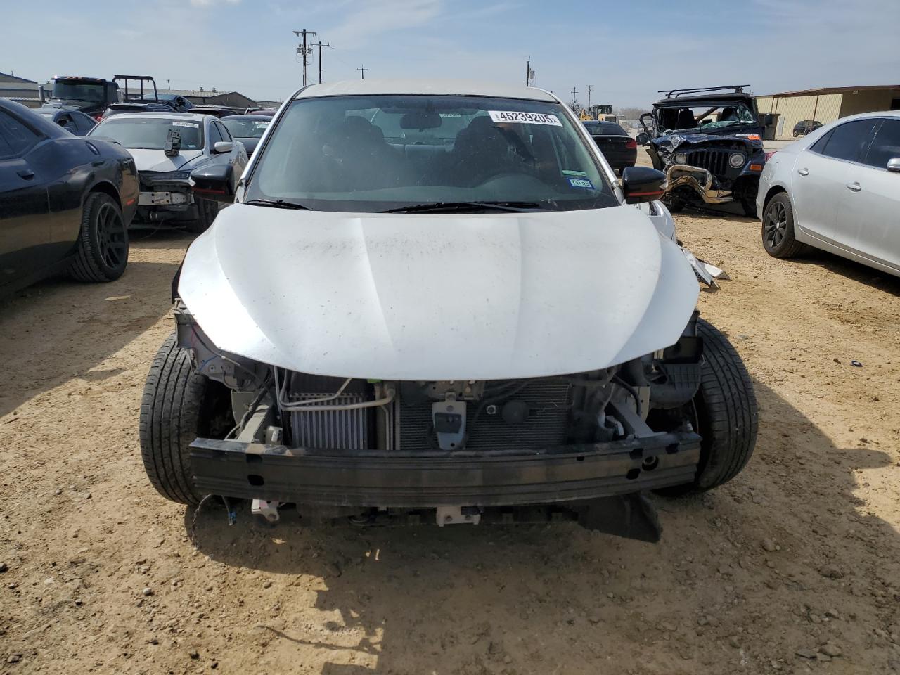 2017 Nissan Sentra VIN 3N1CB7AP0HY371353 Copart auction photo, front end / undercarriage damage thumbnail 5