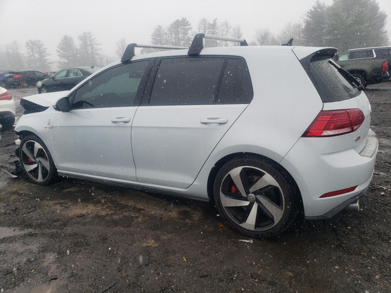 2019 Volkswagen GTI VIN 3VW6T7AU4KM016596 Copart auction photo, front end / minor dent/scratches damage thumbnail 2